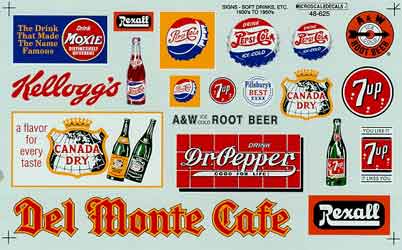 Signs, Soft Drinks, Etc.