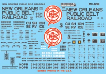 HO Scale - New Orleans Public Belt 50' Outside Post Box Car